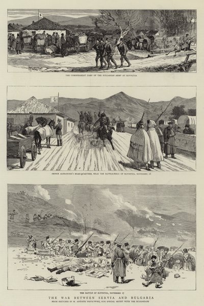 The War between Servia and Bulgaria by Maksymiljan Antoni Piotrowski